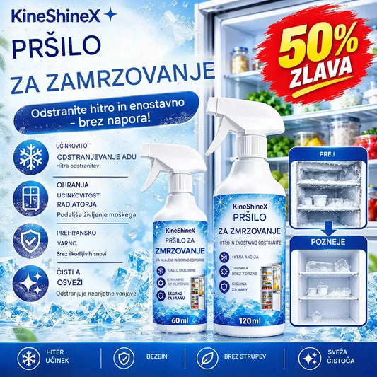 🔥【2 steklenički za 23 EUR】❄️ Novo sredstvo za odmrzovanje 2026 🧡 Hitro odstranite led iz zamrzovalnika