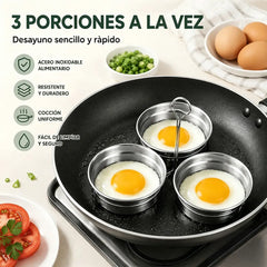 📢📢 ¡50% DE DESCUENTO! ⏰ Cocedor de huevos de acero inoxidable 304