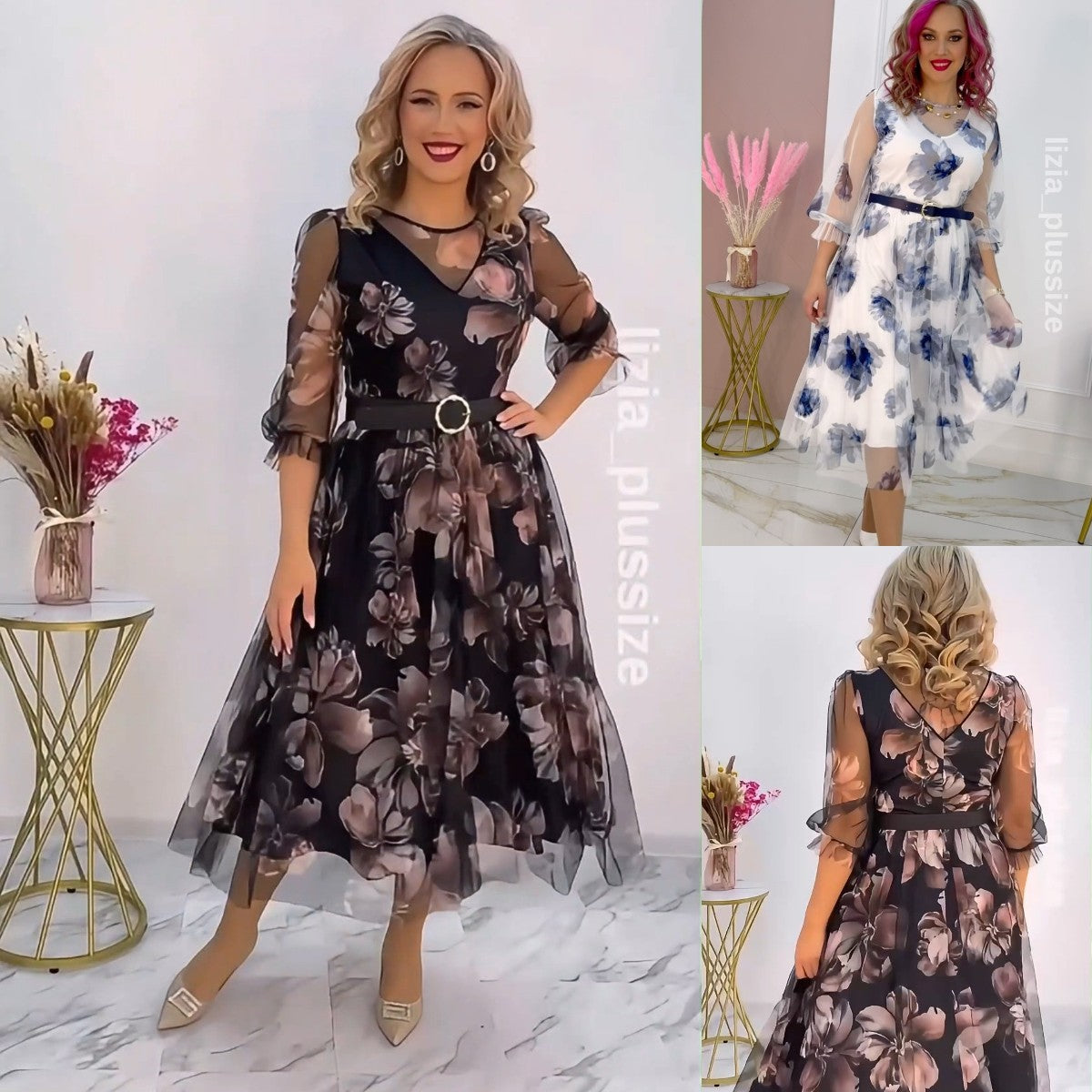 🌸💥【S-5XL】Nuevo vestido estampado elegante