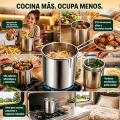 PASKUTINĖ DIENA! -50% | Daugiafunkcinė gruzdintuvė 304 | Paprastas, greitas ir be rūpesčių gaminimas