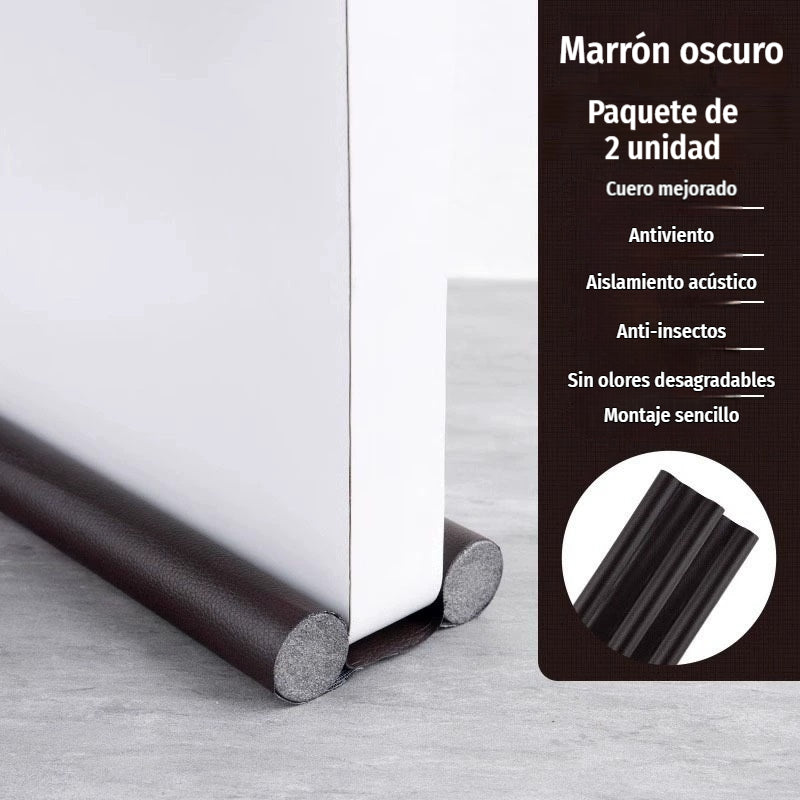🔥Compra 1 y llévate 1 gratis🔥🔥 【Paquete de 2】Burlete impermeable para el fondo de la puerta: aislamiento acústico, antiviento y antiinsectos (93cm)🌙