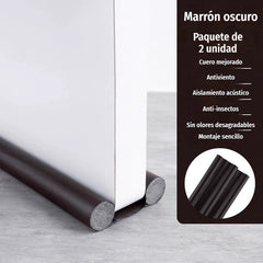 🔥Compra 1 y llévate 1 gratis🔥🔥 【Paquete de 2】Burlete impermeable para el fondo de la puerta: aislamiento acústico, antiviento y antiinsectos (93cm)🌙