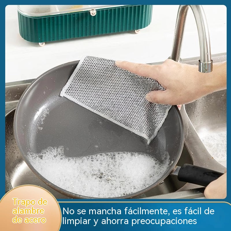 【Compra 10 y llévate 10 gratis】0Paño de cocina de alambre de acero