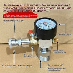 👍👍Manómetro modificado para tanque de GLP. Bomba de aire y herramientas para reparación de neumáticos. Válvula miniatura para extintor de incendios de alta presión para exteriores.【Ventas mensuales: 9999+】