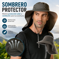 🔥【Compre 1 y obtenga 1 gratis】Sombrero protector universal para pesca al aire libre