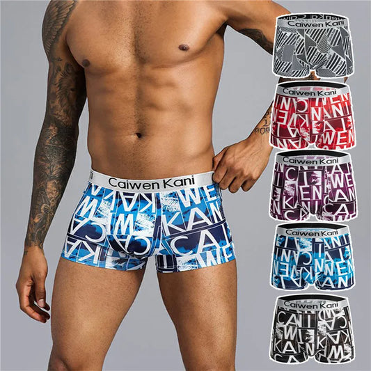 🎉🩲【5 piezas】 Calzoncillos tipo bóxer de algodón para hombre