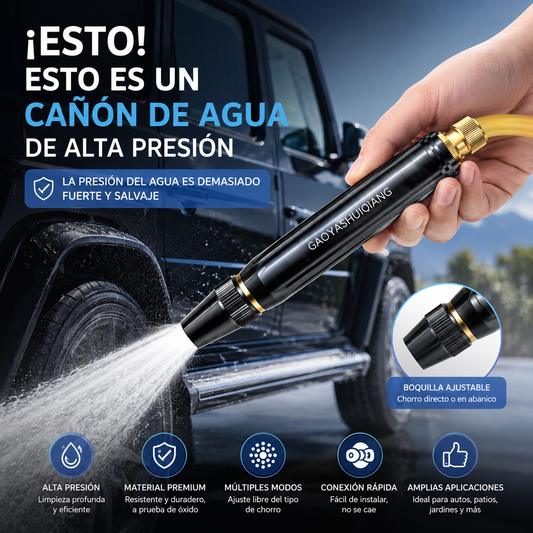 💯✨Pistola pulverizadora de alta presión para uso doméstico, el efecto de limpieza te sorprenderá.
