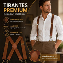 📢📢 ¡50% DE DESCUENTO! ⏰ Tirantes cruzados para hombre con ganchos