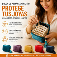 🔥【Compra uno y llévate otro gratis】💍✨Nueva bolsa de almacenamiento de joyas de alta gama con múltiples capas