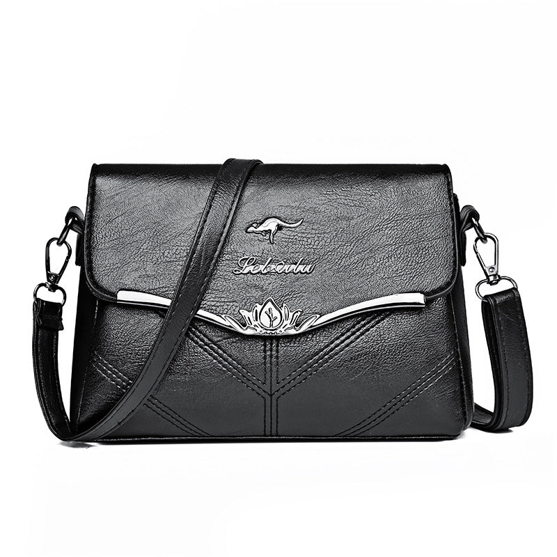 🔥Elegante bolso de hombro de cuero genuino de gran capacidad