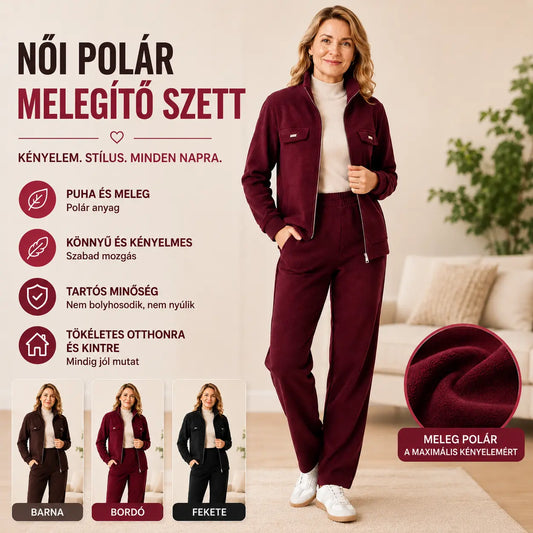 🔴💥【M-4XL】Női lezser bársony kosztüm merész elemekkel (zakó + nadrág)