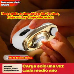 ✂️💅 Lima de uñas eléctrica multifuncional, cortauñas eléctrico con protección antipellizcos🔥