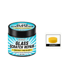 🔥【Compra uno y llévate otro gratis】🚗Pasta para reparar arañazos en vidrio, adhesivo para eliminar arañazos y fisuras