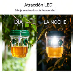 🐝☀️ Trampa solar para avispas para terraza y jardín 🔋🌿 – eficaz, recargable y resistente a la intemperie – sin productos químicos, para hasta 500 m² – ¡ahorra ahora!