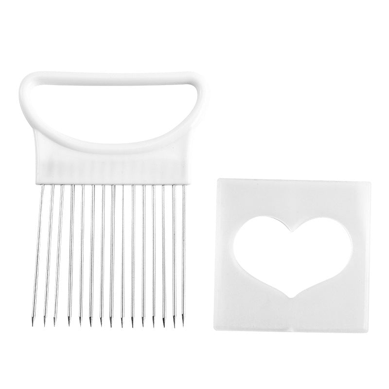 🧅【Compre 1 y obtenga 1 gratis】🍴 Tenedor Cortador Antideslizante de Acero Inoxidable – ¡Corta Fácil, Rápido y Sin Lágrimas!
