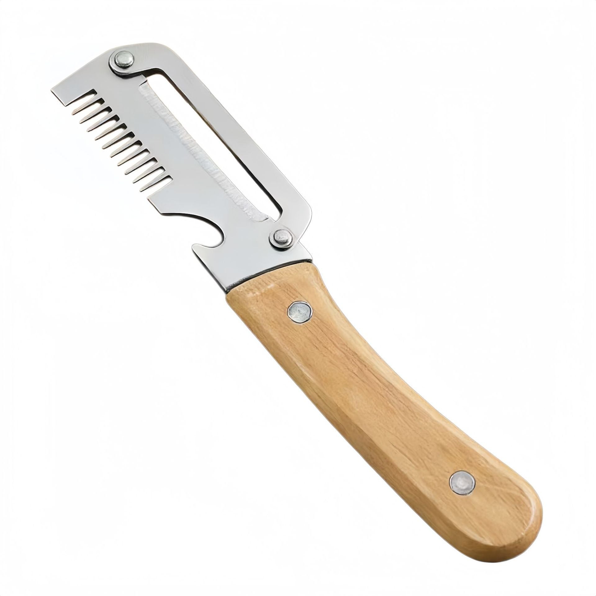 ✅【¡Compra 1 y llévate 1 gratis!】🧅🔪 Pelador de cocina multifuncional 3 en 1: ¡Pela, corta y abre tapones de botellas! 🔥