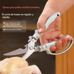 🍖Tijeras de cocina desmontables, aptas para aves y huesos.