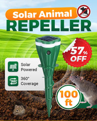 🔥🐦🐍🐀☘️Propagace produktu - 50% sleva☘️Solárně napájený vodotěsný odpuzovač zvířat