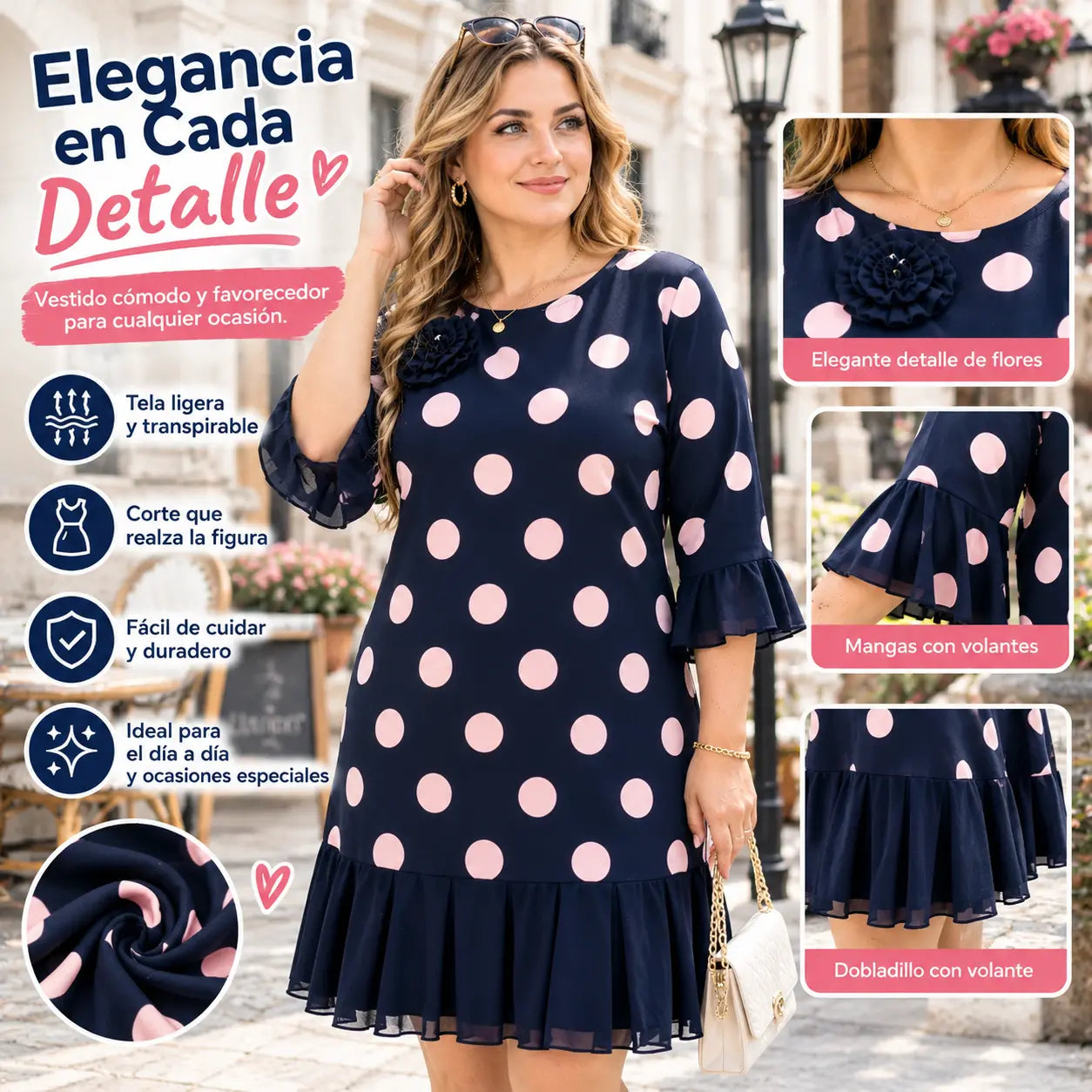 💟【S-5XL】🍂🍁👗 Vestido de moda de otoño 2026, diseño clásico, elegante y sencillo