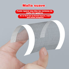 【12cm*10m】Reparación de agujeros en mosquiteras con cinta adhesiva, reparación de malla de acero inoxidable.