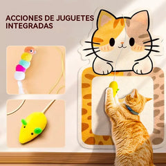 🏆【Producto más vendido】Rascador de pared para gatos, no requiere instalación, deja que tu gato libere sus emociones libremente.