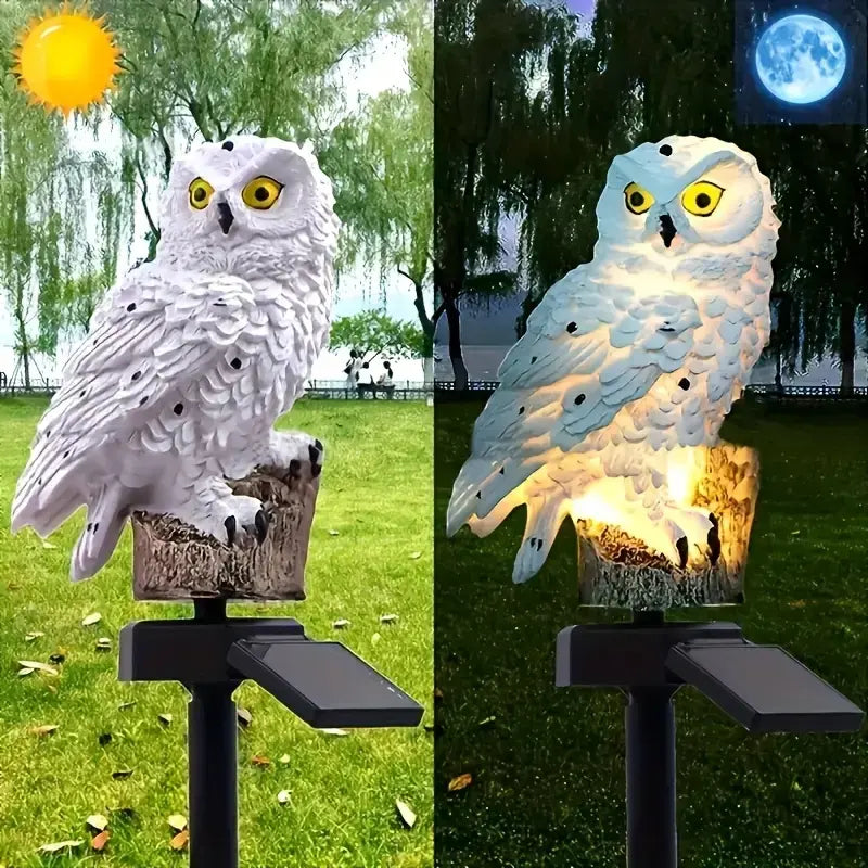 ✨🦉 Nuevas luces solares para exteriores: Diseños de animales adorables para decorar tu jardín y patio.