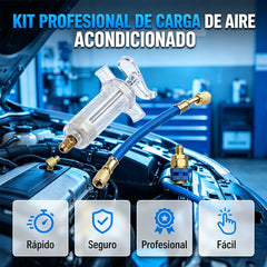 🔧 ¡50% DE DESCUENTO POR TIEMPO LIMITADO! 💥 Inyector de tinte de aceite de precisión para aire acondicionado: construcción de latón, manguera de alta presión, cuerpo transparente ✨