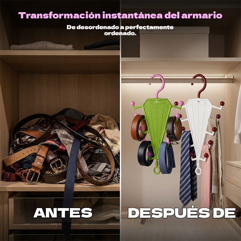🔥🔥【Paquete de 6 piezas】👔👚Estantería multifuncional con ganchos en forma de V y dos lados.