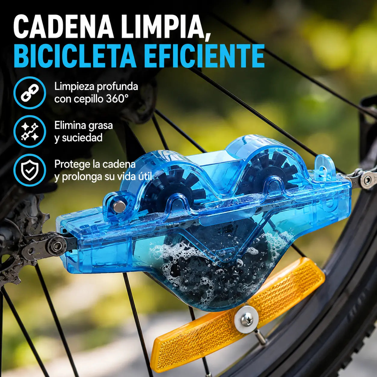 🔥Herramientas para limpiar cadenas de bicicletas