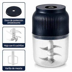 ✨⚡ Mini Picadora Eléctrica Multifuncional Inalámbrica | Pica ajo fácilmente, tritura carne rápido, ideal para cocinar y preparar papillas para bebés 🥣🍖🧄