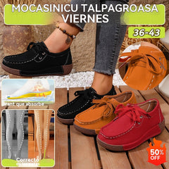 🔥【Especiales de otoño】Zapatos casuales con cordones de felpa de la colección Otoño 2025