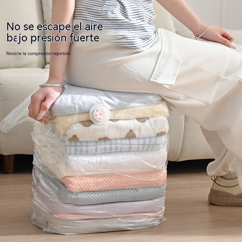 ⏳ Oferta por tiempo limitado 🔥【Juego de 5 piezas】Bolsas de compresión al vacío tipo prensa, bolsas de almacenamiento a prueba de polvo
