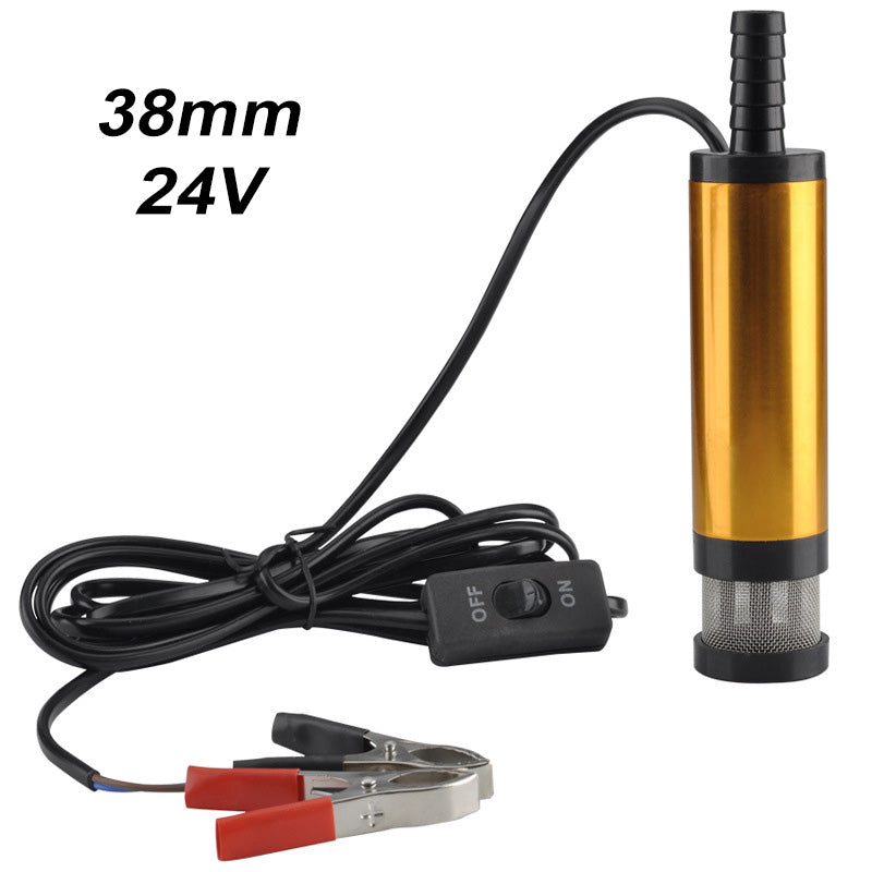 🛢️ Bomba sumergible portátil ⚡Compatible con diésel, queroseno y agua💧