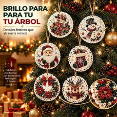 🎄✨ Kit 6 Adornos Navideños de Madera DIY – Para Pintar y Personalizar | Manualidades Navideñas en Familia 🖌️