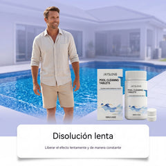 🔥Compre 1 y obtenga 1 gratis（2 botella）🏊‍Pastillas de limpieza instantánea para eliminar manchas y suciedad de piscinas