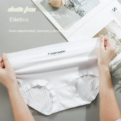 🔥【Juego de 6 piezas - 6 colores】✨（40-80kg）Ropa interior de algodón fresca y antibacteriana