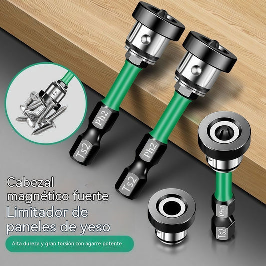 🔩【Paquete de 10 piezas】—— Puntas de destornillador Phillips magnéticas de alta resistencia, ⚙️ puntas antideslizantes, 💪 alta dureza, 🧲 magnetismo súper fuerte.
