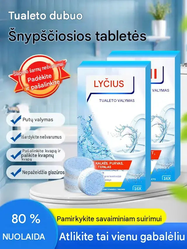 🌟【3 dėžės 】  Galingos tualeto dubenėlio valymo putos