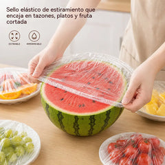 【2 bolsa, 200 piezas】Tapa de frescura desechable de grado alimenticio
