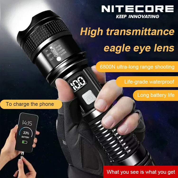 ✨️【35%OFF】🔦Nueva luz de patrulla exterior, potente linterna con disparo prolongado