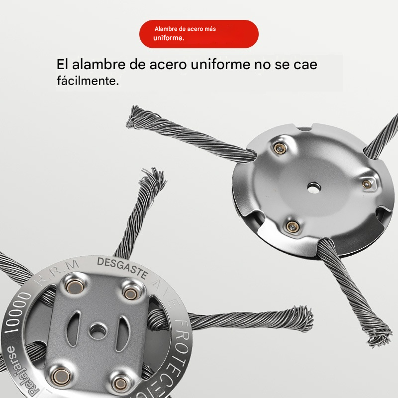 🧰2 por 25 euros🔥Última oferta especial🔥Desbrozadora de alambre de acero