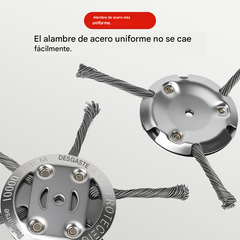 🧰2 por 25 euros🔥Última oferta especial🔥Desbrozadora de alambre de acero