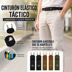 🔥Cinturón ajustable y cómodo con hebilla de velcro universal elástica.