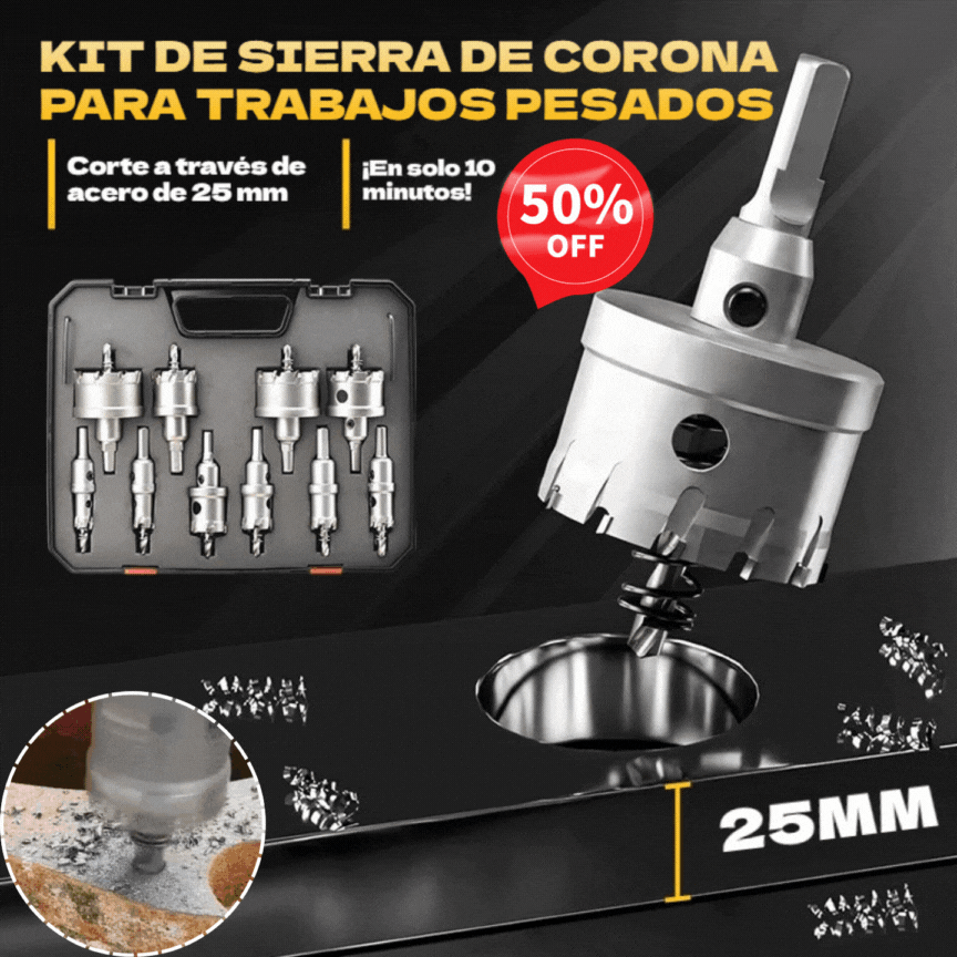 💪🔩【5 piezas】【16-30mm】Abridor/broca de metal de alta velocidad