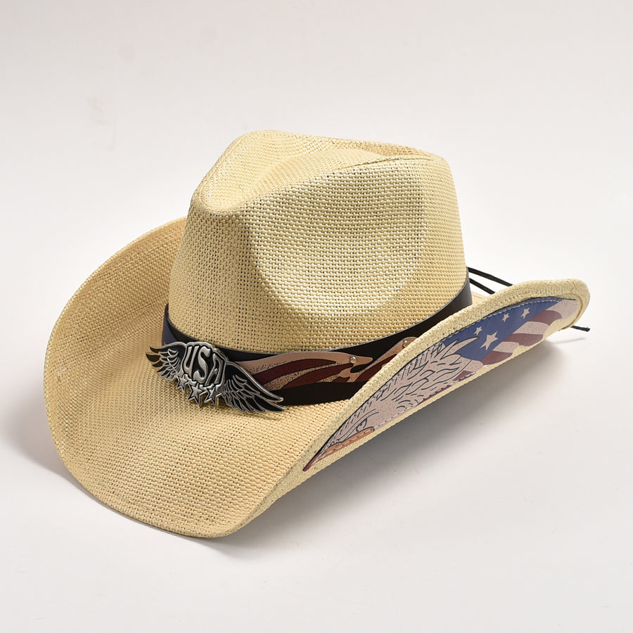 🤠🤠Nuevo sombrero de vaquero occidental para montar a caballo, sombrero cubierto para exteriores, sombrero de águila