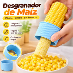 🔥3 piezas🌽Elimina los granos de maíz en segundos✨ Fabricado con cuchillas de acero inoxidable y mango antideslizante, no requiere electricidad.