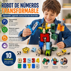 🔥🤖【Más vendido】🧒Juguete robot transformador digital para niños