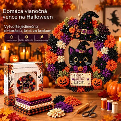 ⏰ Posledný deň! 50% zľava! ✨ Vytvorte si vianočný veniec, na ktorý budete hrdí 🎄❤️ Sada na tvorenie (technológia 3D vkladania látky) vrátane návodov a príručiek.