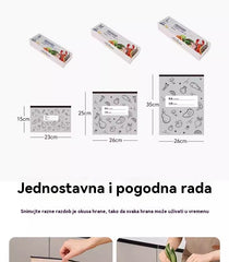 120 antibakterijskih vrećica od aluminijske folije, vrlo jednostavnih za upotrebu, za održavanje svježine.