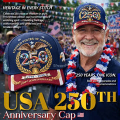 🧢💯Gorra de edición limitada del 250 aniversario